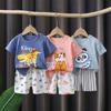 Children's Pure Cotton Short Sleeved Set Summer Children's Clothing