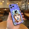 Чехол для телефона Johnny Joestar J-Jojo Для iPhone 17,16,15,14,13,12,11,Pro,XS,Max,XR,Plus,E,SE4,Mini Черный Мягкий чехол