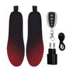 Remote Control Electric Heated Insole Adjustable Temperature Foot Warmers Insole (USB Cable  )