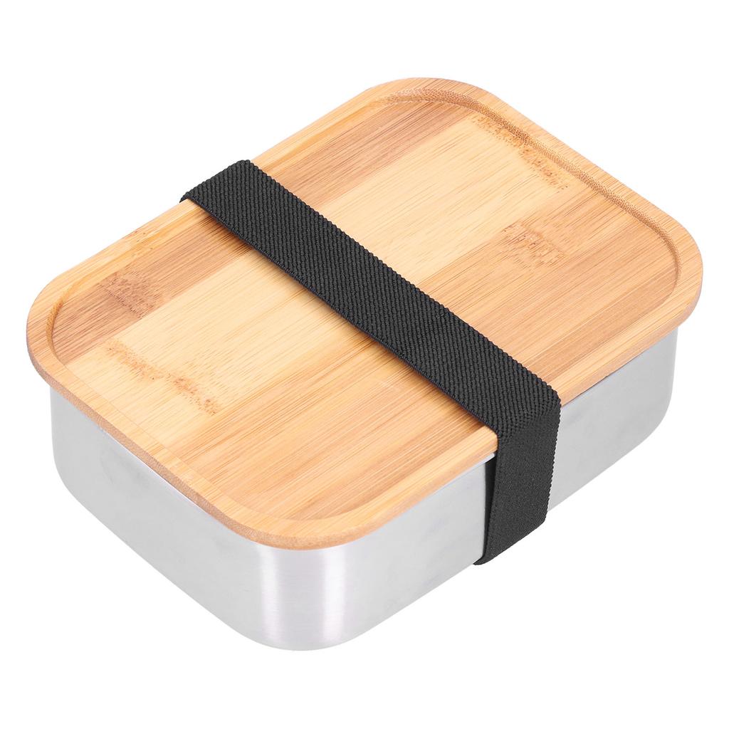 Bento Lunch Box 304 Stainless Steel Secure Bento Boxes with Lids for Students WorkersL