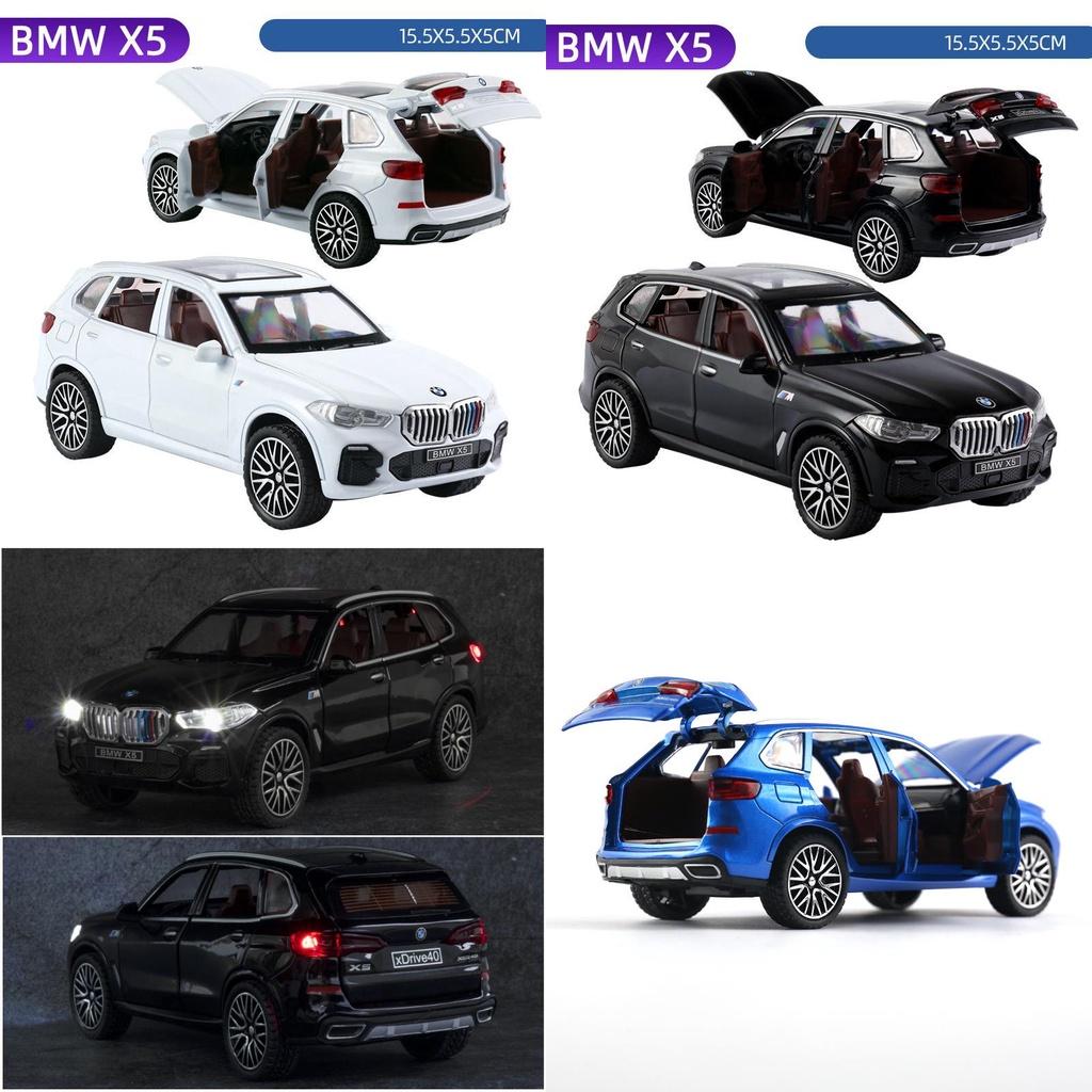 Модель автомобиля BMW X5, имитация, сплав, со звуком и светом. Идеальный подарок для детей и коллекционеров.