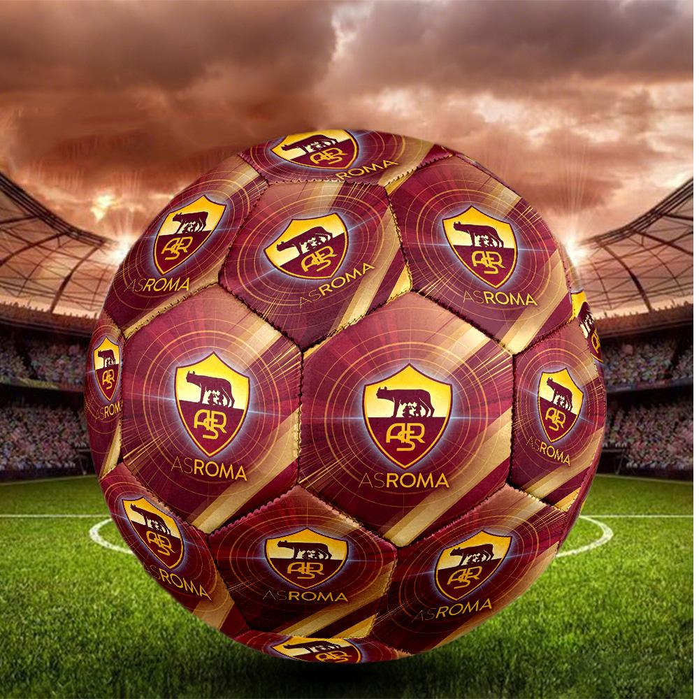AS Roma Размер 5 Футбольный Мяч Высокой Эластичности Для Соревнований на Открытом Воздухе Ежедневных Тренировок И Игр