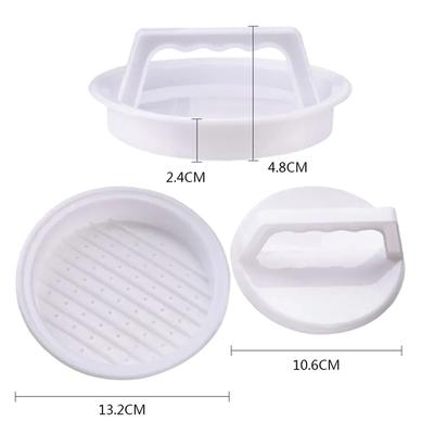 1 набор круглой формы пресс для гамбургеров пищевой пластиковый гриль для гамбургеров мясо говядина B