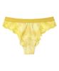 Wacoal YOJOY All Cotton Soft On the PAJ420 YE L T-back Panties, Lace, 100% Crotch, Skin,