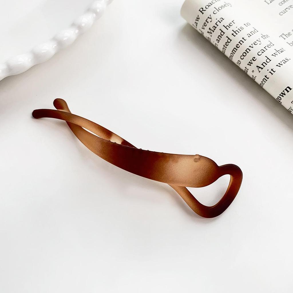 Элегантная заколка-банан в корейском стиле для хвостиков и пучков