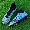 31-46 Children Graffiti Football Boots High-quality Artificial Lawn Socks Outdoor Men's Long Nail Sports Football Boots