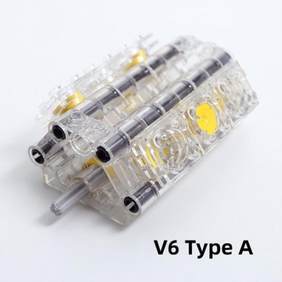 Новые детали Technic Блок цилиндров поршня V6 V2 V4 Кирпичики Модель DIY Игрушка для le*go