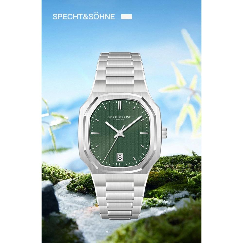 Новинки Часы Specht&Sohne 37MM Автоматические Часы Для Мужчин Япония 8215 Механизм Сапфировое Стекло Нержавеющая Сталь 50M Водонепроницаемые