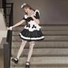 Gaming Costume Cosplay Miracle Nikki Black and White Chocolate Maid Outfit Lolita Princess Dress