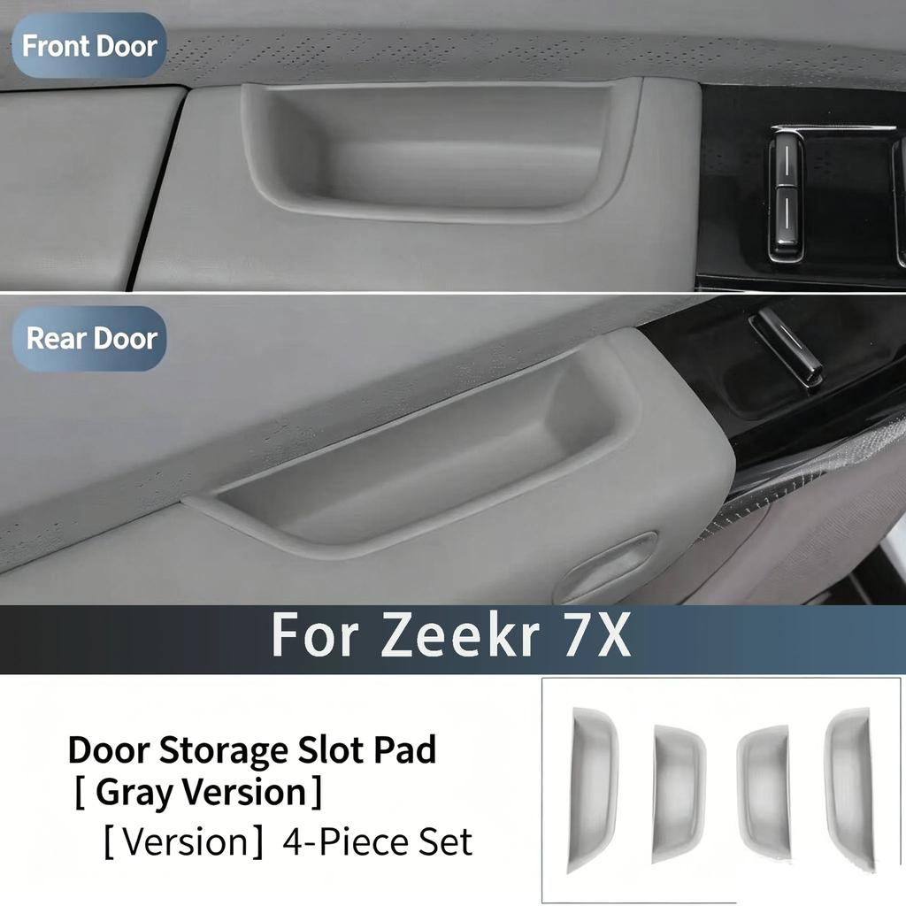 For NEW Zeekr 7X 2025-2026 Door Storage Box Interior Handle Storage Box Door Slot Handle Modification Product Interior