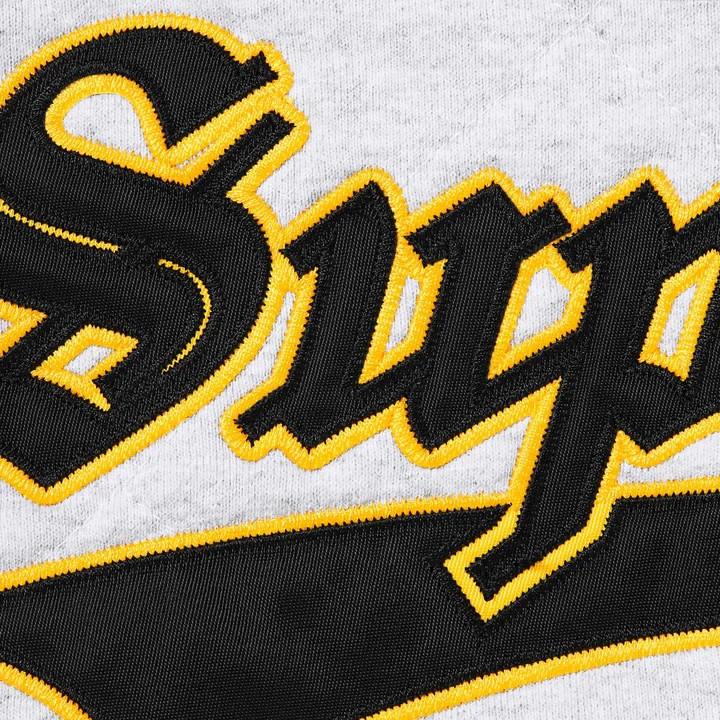 Supreme Quilted Zip Up Hooded Sweatshirt Ash Grey