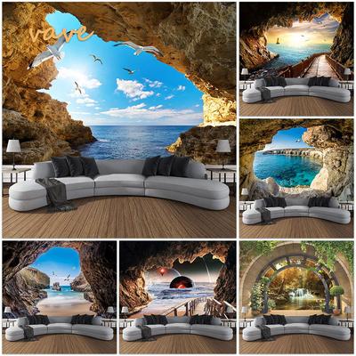 Окна, горное дерево, ткань, большой гобелен, настенный гобелен в стиле бохо, колдовство, хиппи, домашний декор, эстетическое украшение