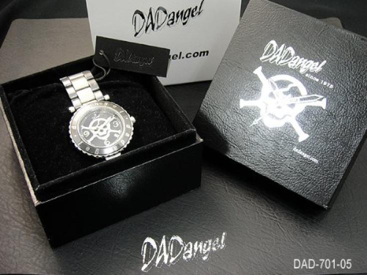 Часы DADANGEL с черепом, черные, керамические, нержавеющая сталь, японский кварц с календарем, простой инструмент для регулировки браслета, подарок для мужчин и