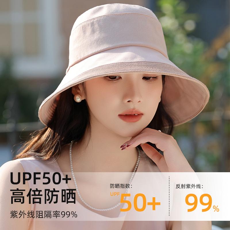 Big brim sun hat children's summer new trendy bucket hat UV protection sun hat foldable sun protection hat