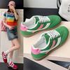 Women's 2025 Fashion Casual Sneakers Comfortable Lace Up Flat Shoes Tennis Shoes Zapatillas De Mujer