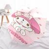 1pc My Melody Pink Bow Outdoor Umbrella - Automatic Open/Closed, Foldable Design, 8-Rib Iron Frame, Festival Gift for Fans, Travelers, Daily Use.D080