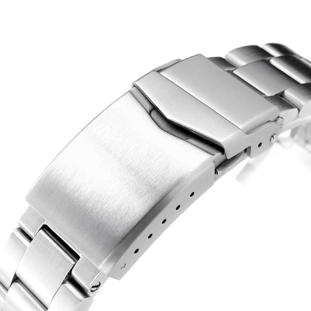 Металлический ремешок для часов 22 мм Браслет Oyster для Seiko 5 Sports GMT SBSC001 и других