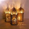 1pc Eid Mubarak LED Light Ramadan Wooden Night Light Ornament Home Muslim Islam Festival Party Desktop Table Lamp Decor