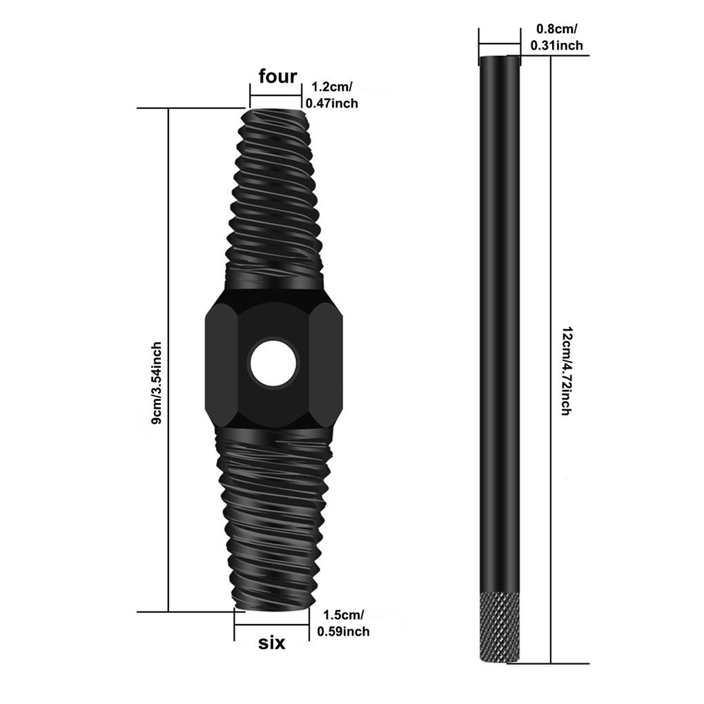 1/2 Inch 3/4 Inch Screw Extractor Set Home Office Repair Broken Damaged Drill Bits Remover Kit Hose Repair Accessories