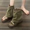 Летние новые сандалии женские на платформе Muffin Retro Cool Boots Ankle Boots