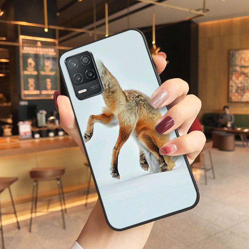 Чехол Funda Fox Soft Shell для телефона для oppo Realme 8Pro 6PRO 6i 7pro 9i 9pro C11 C21Y C21 C25Y C25S C3 Q3S XT, чехлы