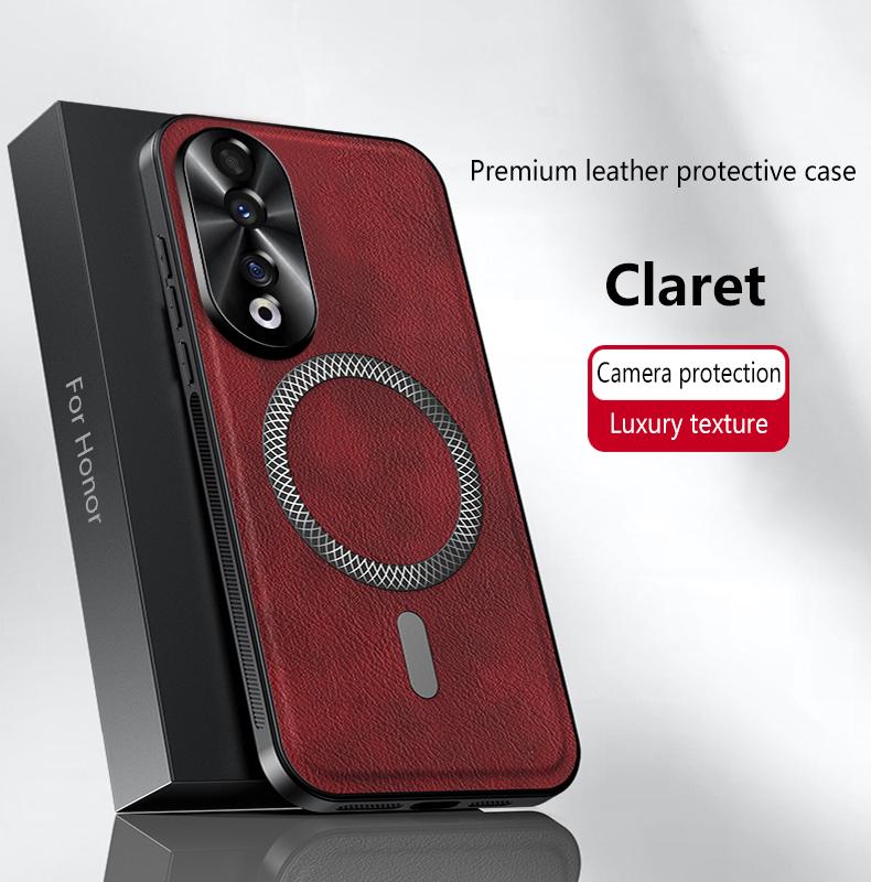 Для Honor 90 90 Pro 90 GT кожаный чехол-книжка с полной защитой, магнитный, водонепроницаемый, противоударный, с защитой от отпечатков пальцев