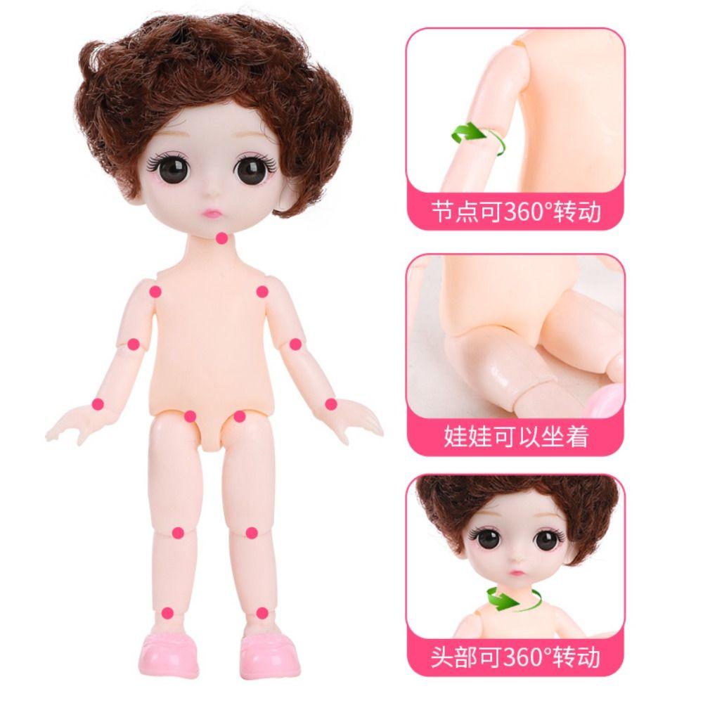 Gift Princess Dolls Toys Girls' Doll Toy Set Movable Jointed Princess Dolls Mini Multi Joint Doll