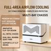 Корпус NAS I4C на 4 отсека Мини ITX Шасси для домашнего сервера SATA с горячей заменой 3,5 2,5-дюймовых HDD Поддержка FLEX PSU