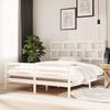 VidaXL Bed Frames White Solid Wood 180x200 Cm Super King 3101299