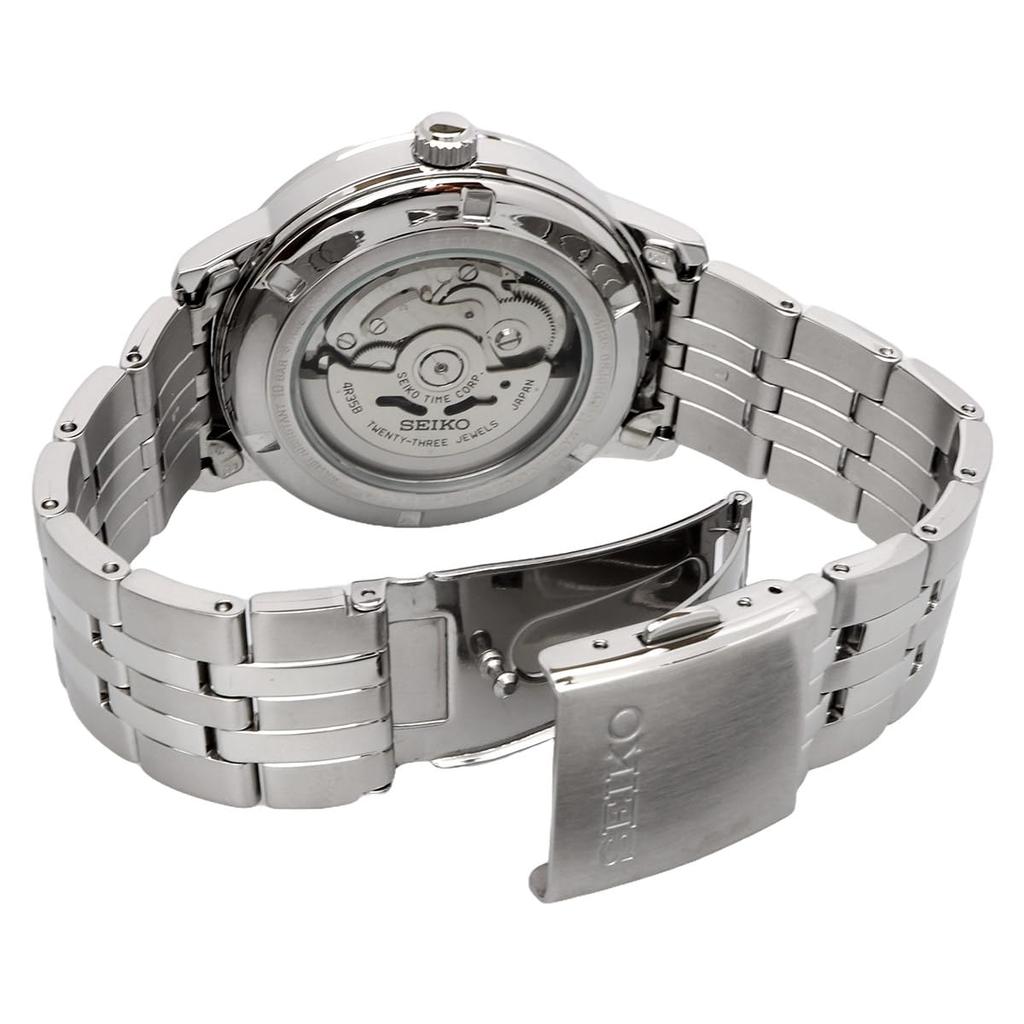 Seiko Автоматические мужские часы Сделано в Японии SRPH87 сине-серый зарубежная модель