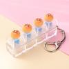 4 Key Mini Keyboard Pendant Bear Keycap Stress Relief Clicker  Decompression Gift