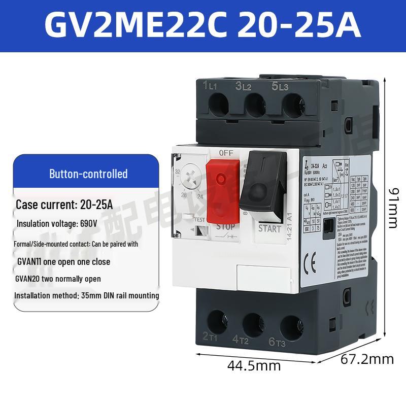Three-Phase Motor Protection Circuit Breaker & Overload Starter