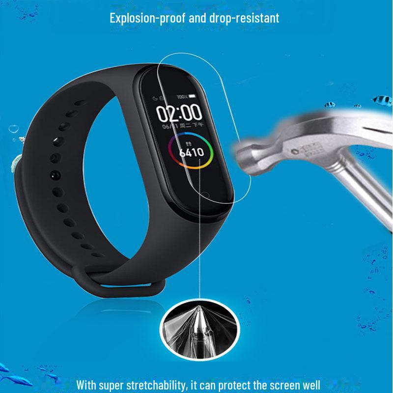 Защитная пленка HD TPU Hydrogel для браслета Huawei 8 и браслета Xiaomi 8Pro