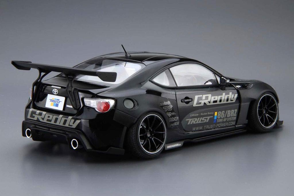 Aoshima Bunka Kyozaisha The Tuned Car Series Toyota ZN6 TOYOTA86 GREDDY ROCKET BUNNY VOLK RACING Пластиковая модель 1/24 №2 '12 и версия.