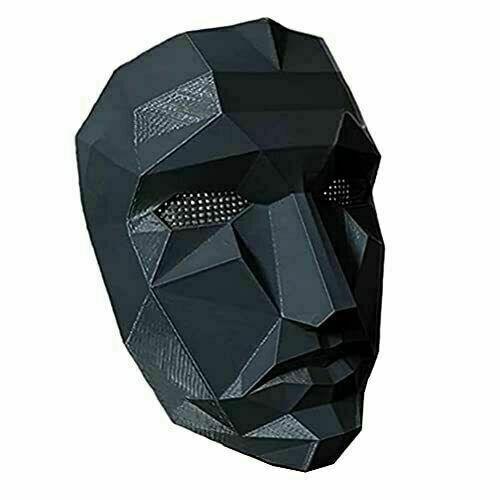 Маска для косплея игры «кальмар» квадратный круг треугольник игра «кальмар» маски анфас