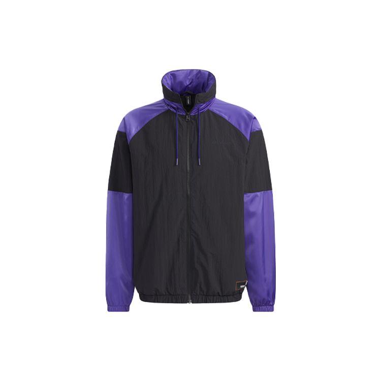 adidas Neo M Ss Feb Wl Ветровка Куртка с воротником-стойкой Мужская верхняя одежда Черный GP4809