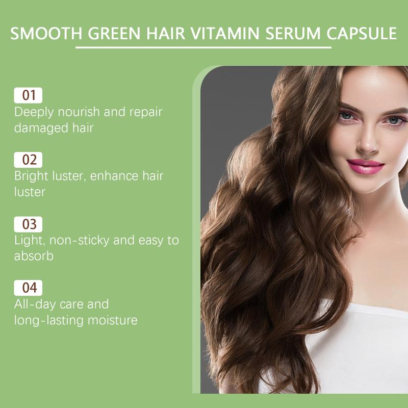 Smooth Hair Vitamin Capsules Moroccan Oil Deep Repair Frizz Dry Split End Soft Shiny  For Salon 