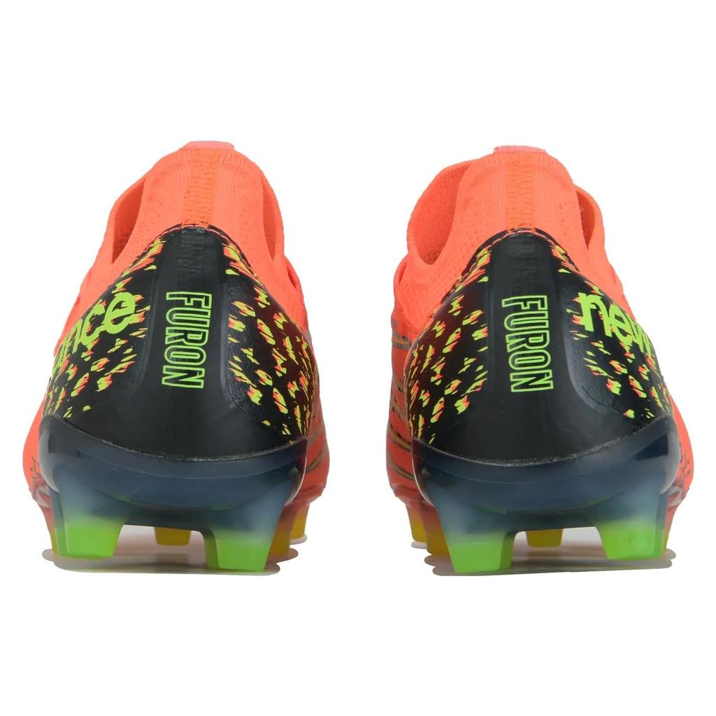 New Balance Furon V7 Pro Круглый носок Шнуровка HG (Резиновые короткие шипы) Обувь для футбола на твердом грунте, искусственной траве, натуральной траве, мужская футбольная обувь SF1HDF7