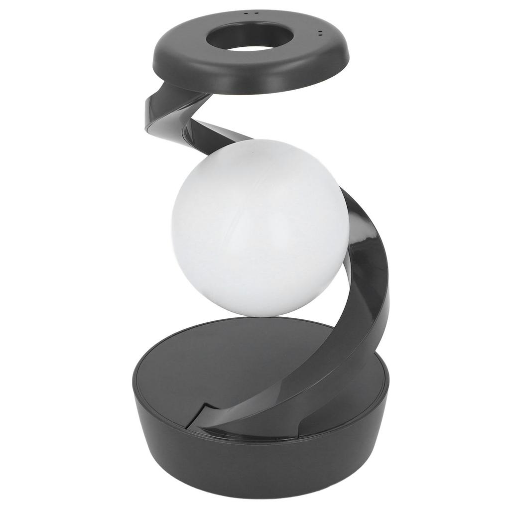 Современный спиральный прикроватный светильник Инновационный 3D визуальный левитирующий шар Светодиодная настольная лампа для спальни гостиной офиса серый