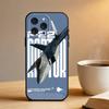 Чехол для телефона Истребитель F-22 Raptor Для iPhone 17 16 15 14 13 12 Max Plus Силиконовый Черный Чехол