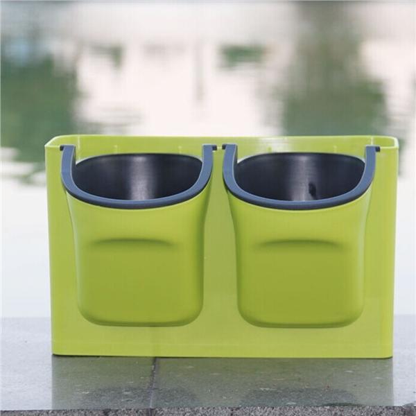 Горшок для живой стены из переработанного пластика Самополивная вертикальная садовая система (зеленая)