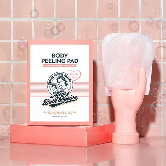 [Продано 4,5 миллиона единиц] 25 мл, 1 коробка, 6 шт., отшелушивающих подушечек для тела Mom's Bathroom Recipe, корейский уход за телом