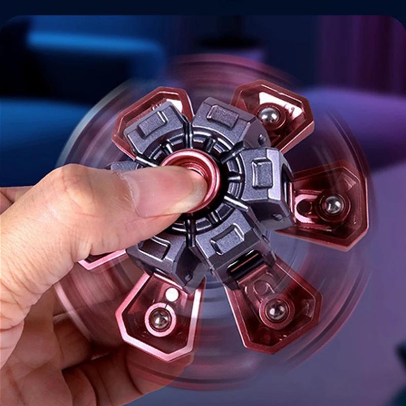 Креативный EDC ручной спиннер игрушка для снятия стресса DIY вращающийся гироскоп на кончике пальца спиннер фиджет игрушки для детей взрослых подарки на день рождения