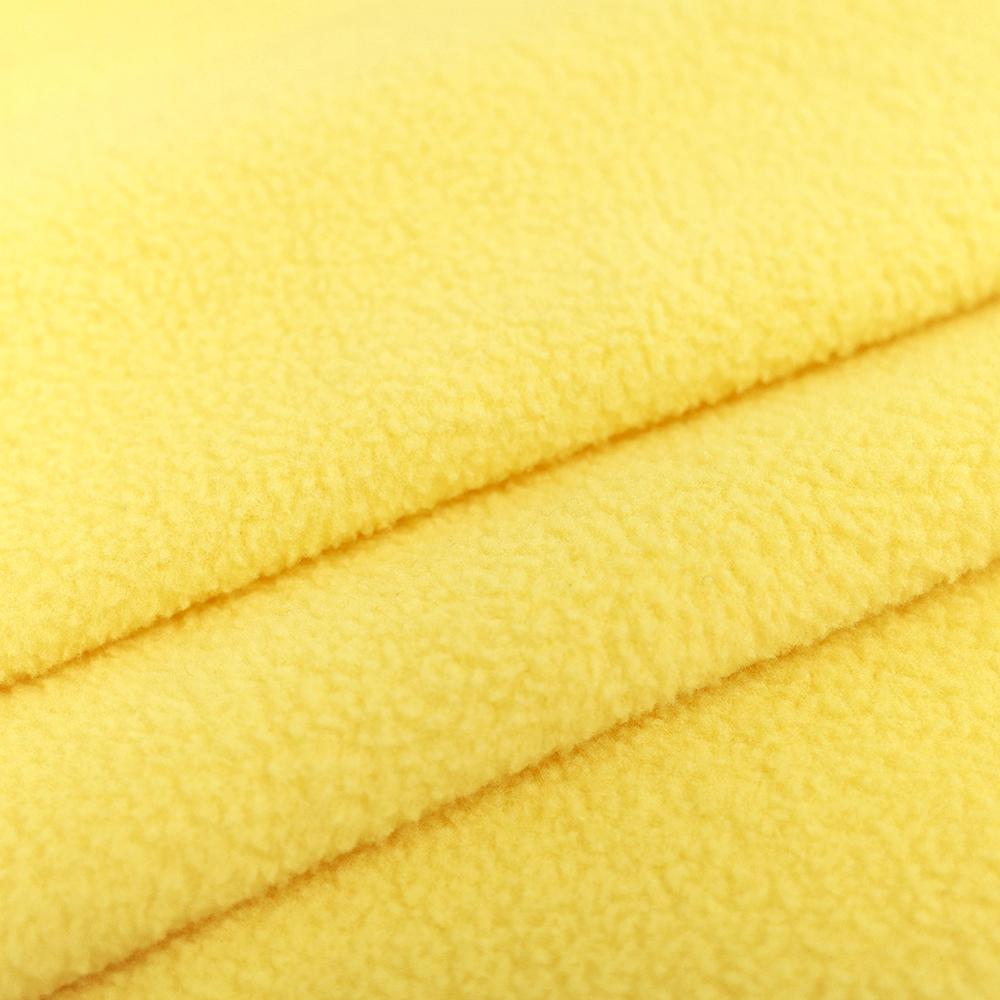 Custom Color and Pattern Double Brushed Single Sided Polar Fleece Fabric for Hoodies Sportswear