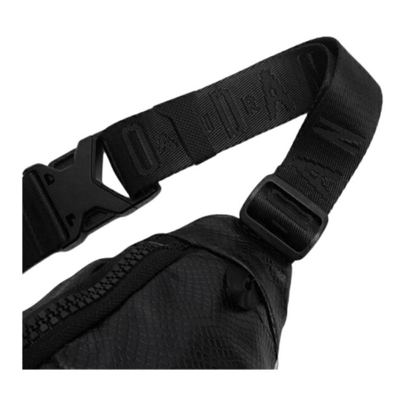 Jordan Сумка кроссбоди из искусственной кожи, сумка слинговая, поясная сумка обычная унисекс черная Jordan HA5507-011