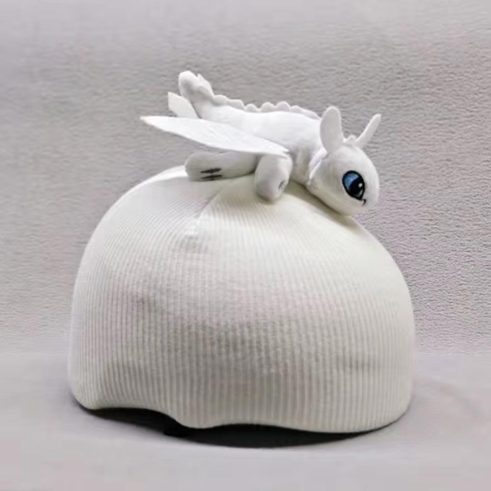 Ski Helmet Hat Cover Cute Cartoon Cat Ears Baby Same Single and Double Board Battery Helmet Cover Unisex