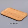 Прямоугольный бамбуковый сервировочный поднос