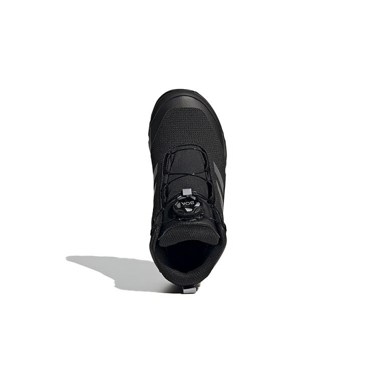adidas Terrex Зимние Средние Boa Туристические K Дышащие Высокие Детские Уличные Ботинки Черные Детские FU7272