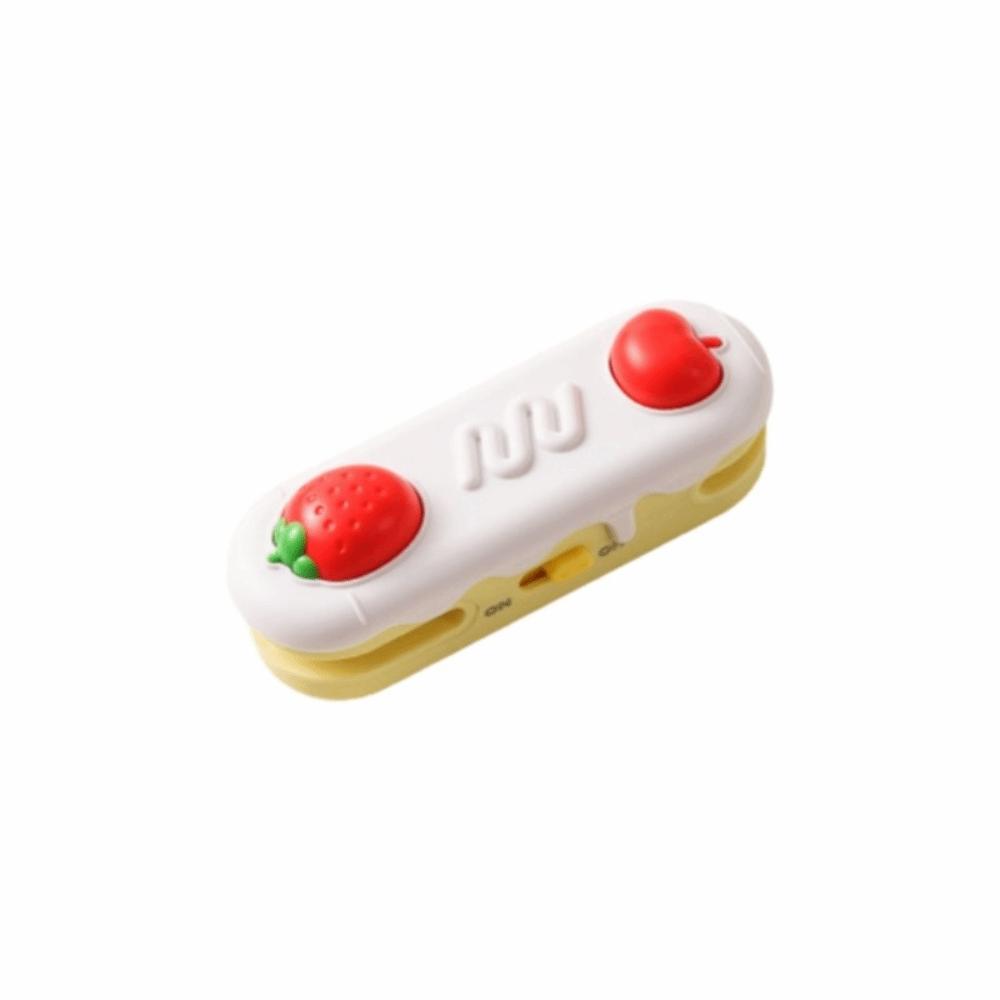 2 in 1 Design Mini Sealing Machine Rechargeable Sealing Clamp Portable Bag Sealer Snack Sealing