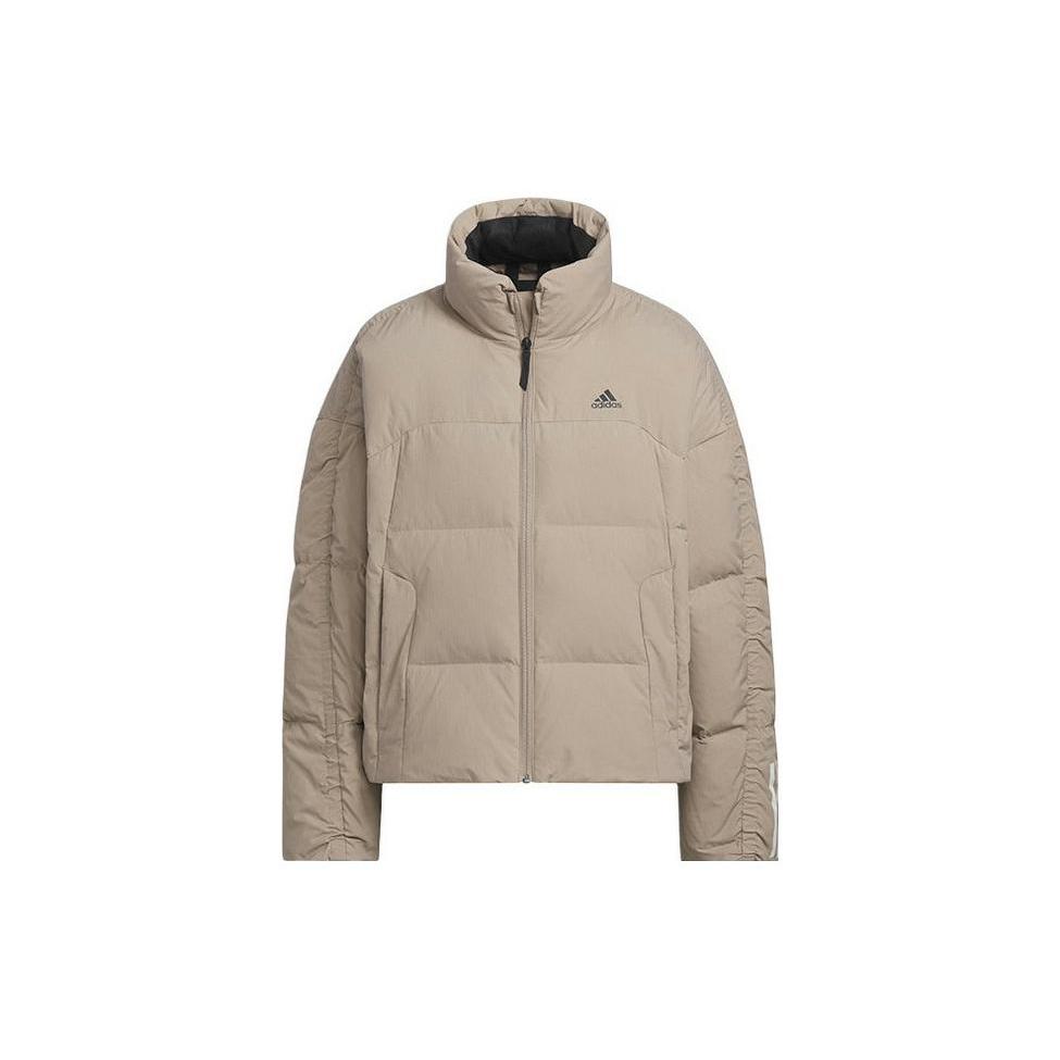 Новая женская пуховая куртка Adidas, коричневая, IL8939